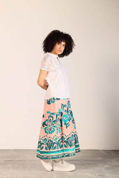 EMERALD BLUSH ADA SKIRT