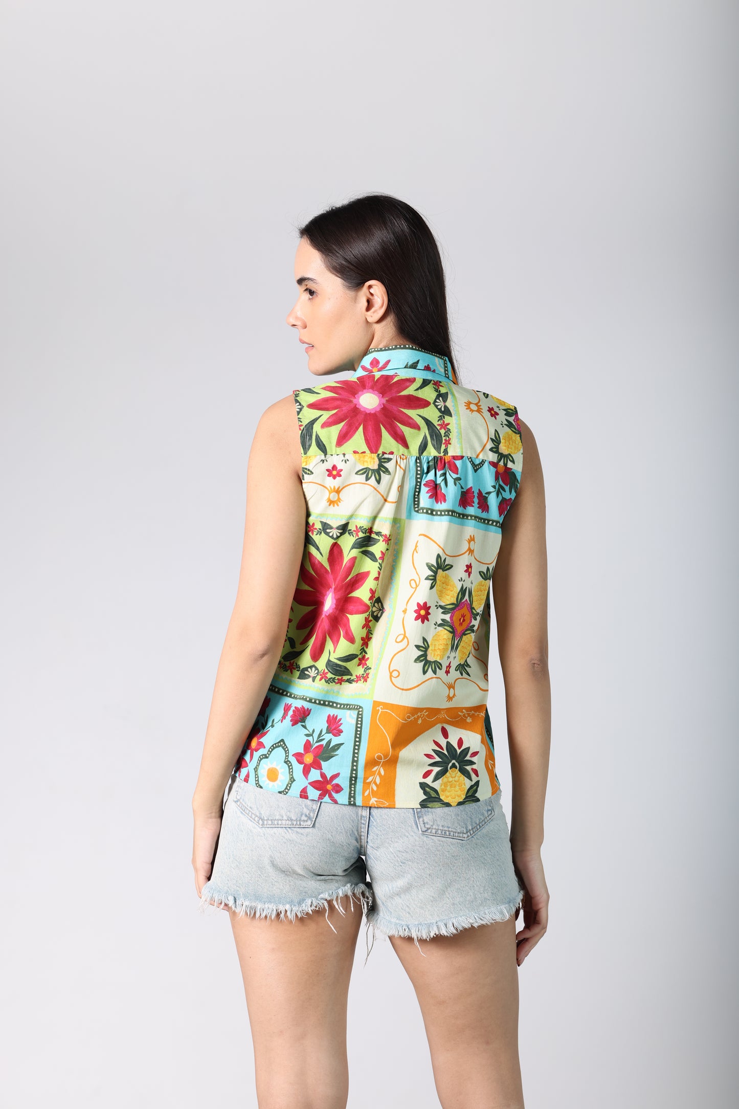 PATCHWORK SKY TOP