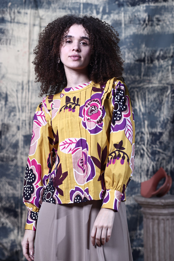 GOLDEN BLOOM MILA TOP
