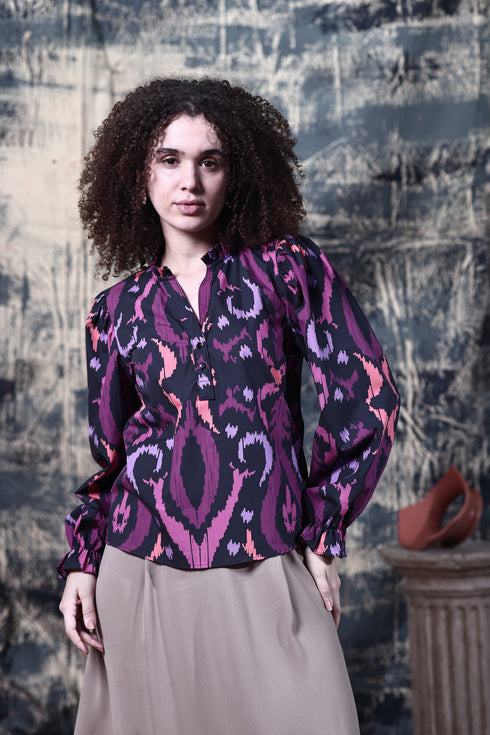 ARABIAN IKAT ASHLEY TOP