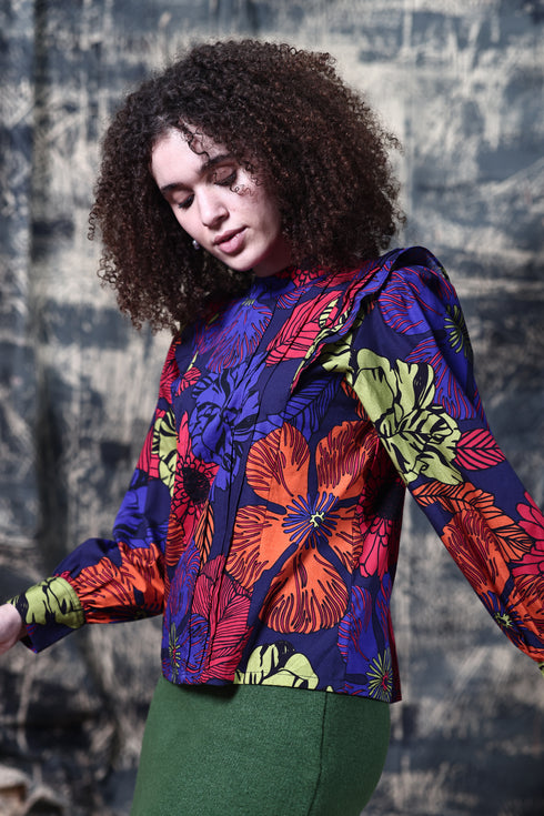 MIDNIGHT GARDEN MILA TOP