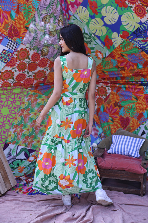 FLORAL POPS ANDI Dress