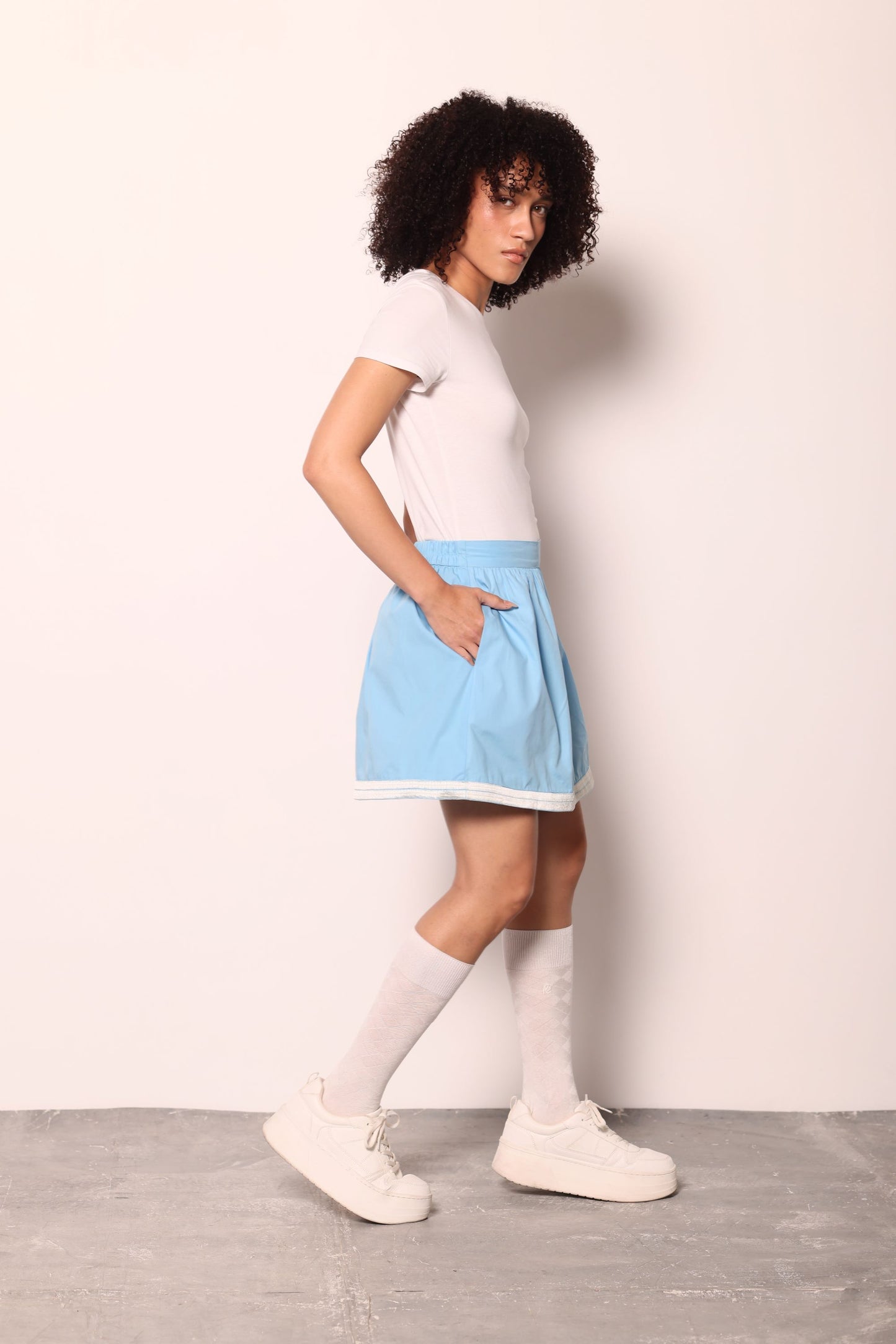 CAROLINA BLUE LILY SKIRT