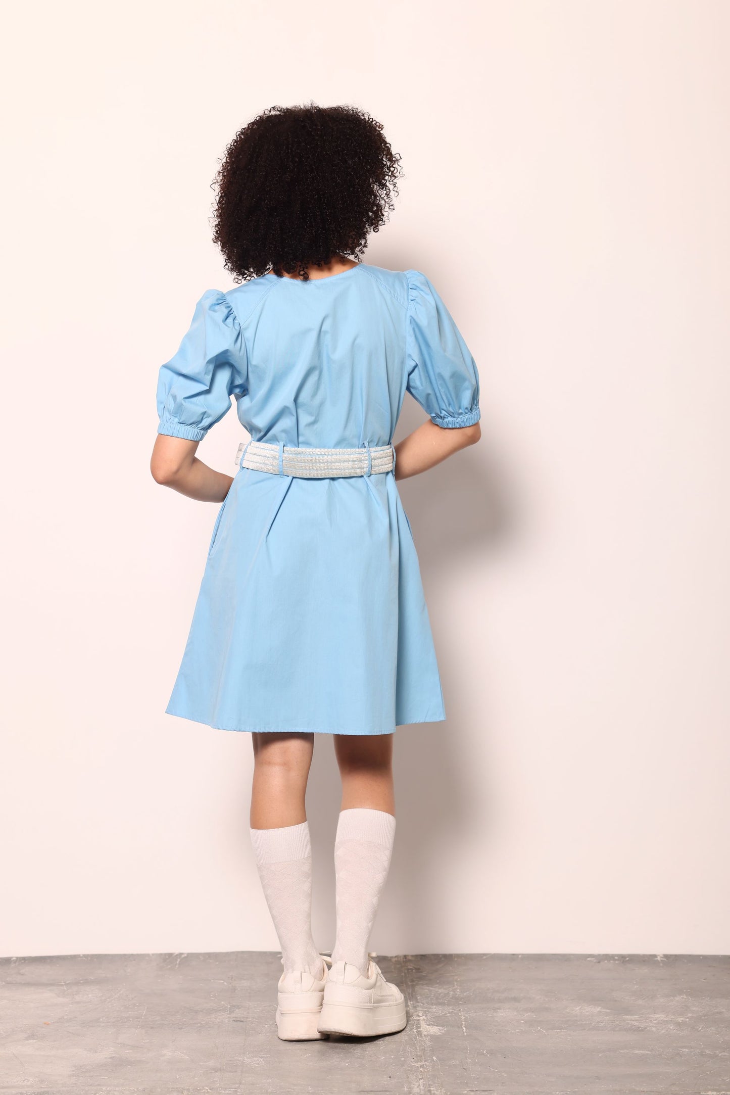 CAROLINA BLUE NYLA DRESS