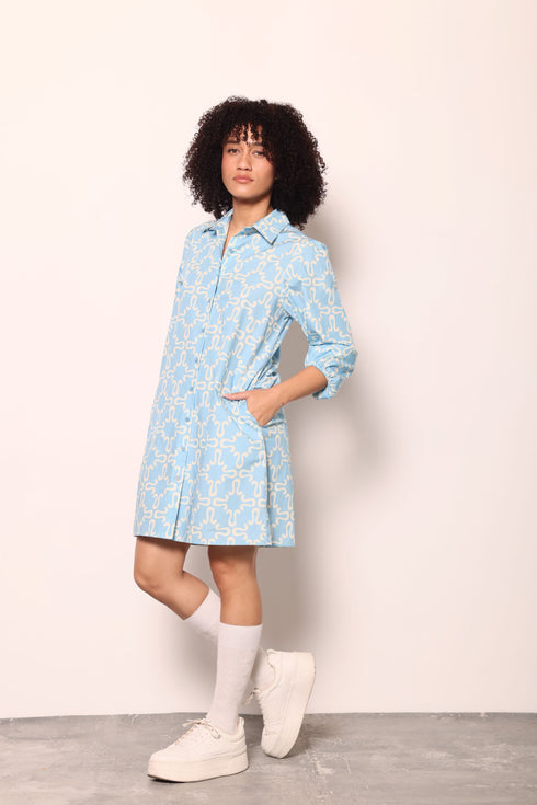 CAROLINA BLUE AVA DRESS