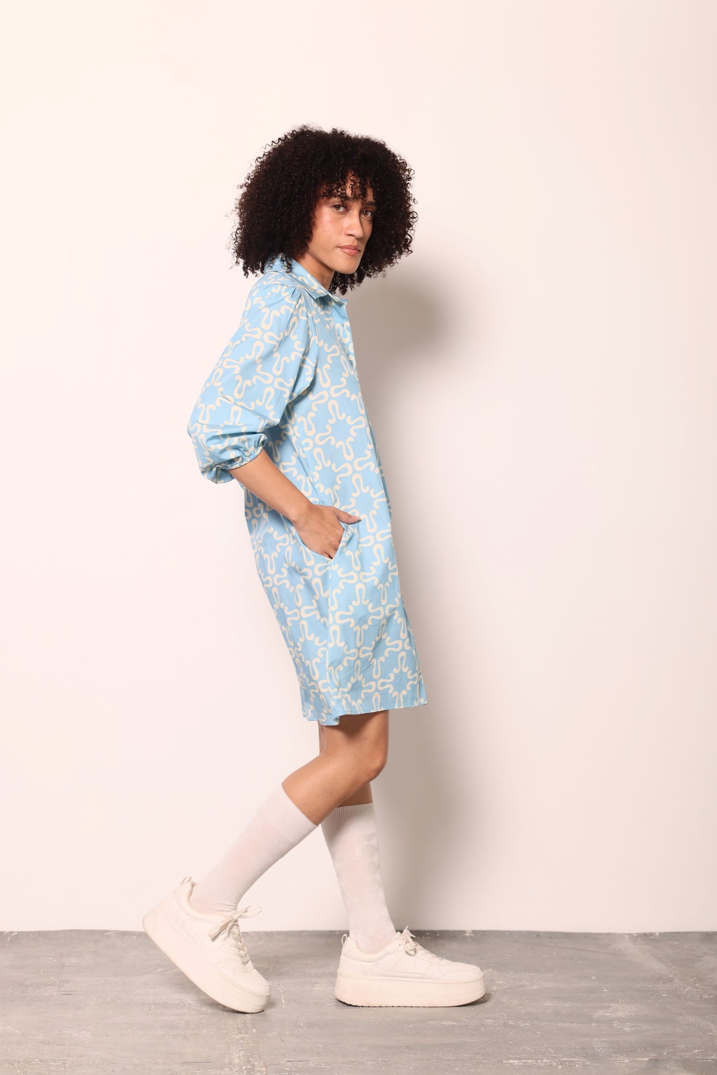 CAROLINA BLUE AVA DRESS