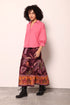 WINE FLORA ADA SKIRT