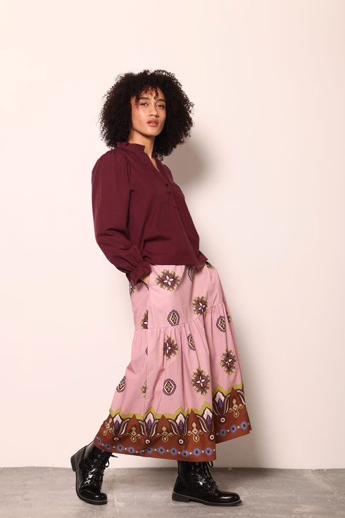FLORAL MOTIFS ADA SKIRT