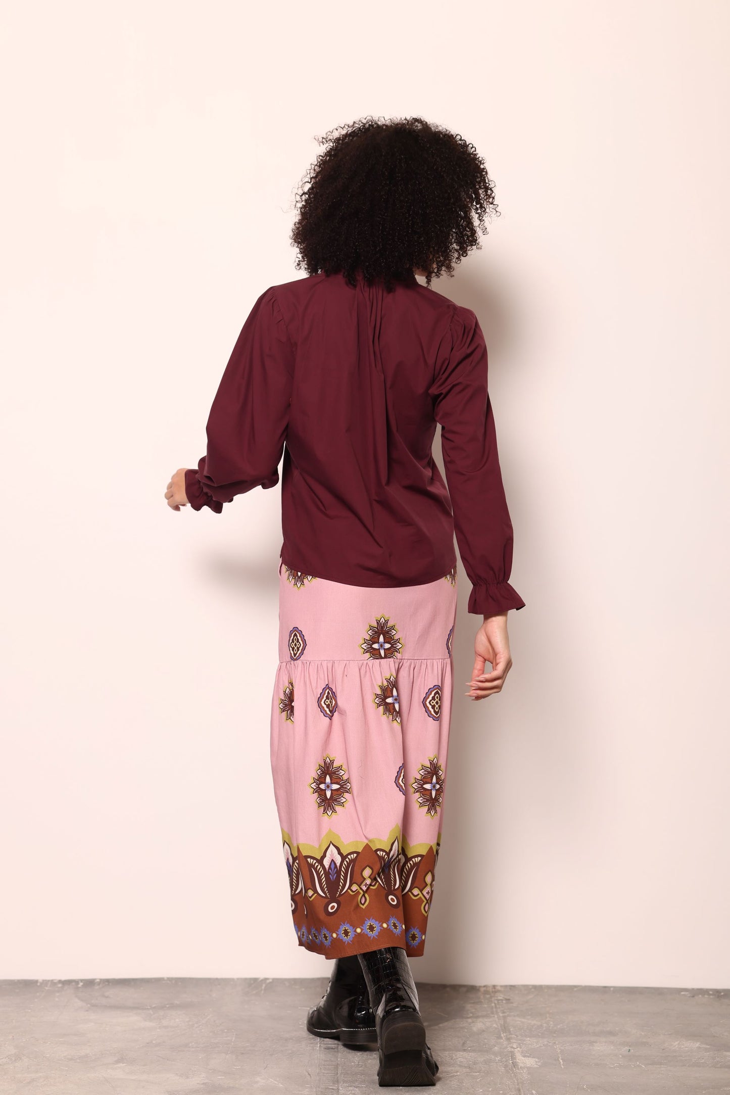FLORAL MOTIFS ADA SKIRT