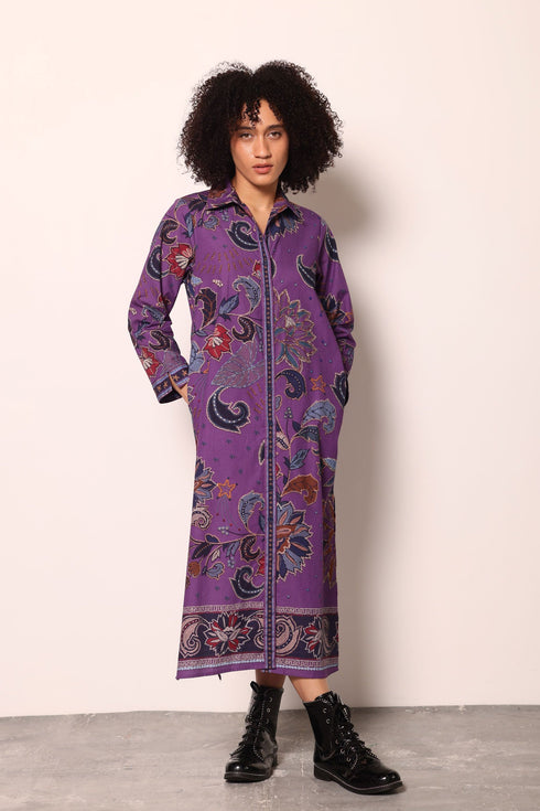 PURPLE SPARKLE ELIZA DRESS