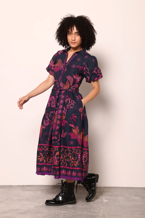 MIDNIGHT MOSAIC DELLA DRESS