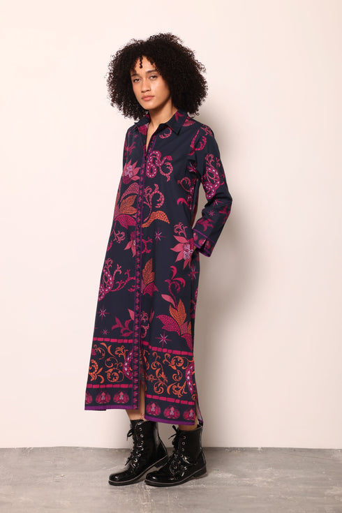 MIDNIGHT MOSAIC ELIZA DRESS