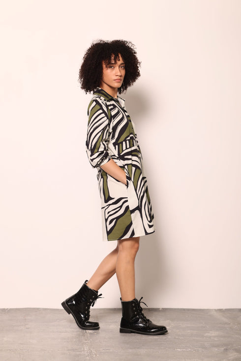 ZEBRA AVA DRESS