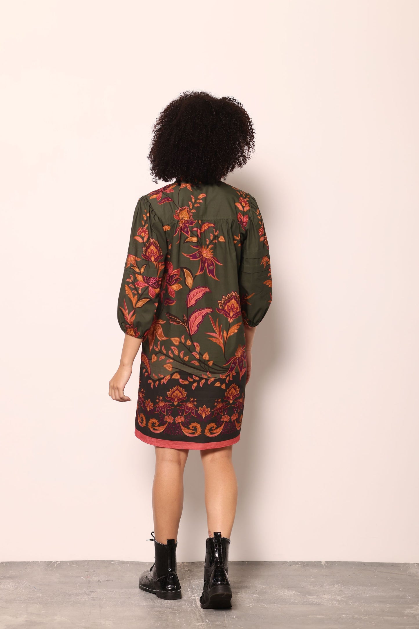 OLIVE TRAILS FREYA DRESS