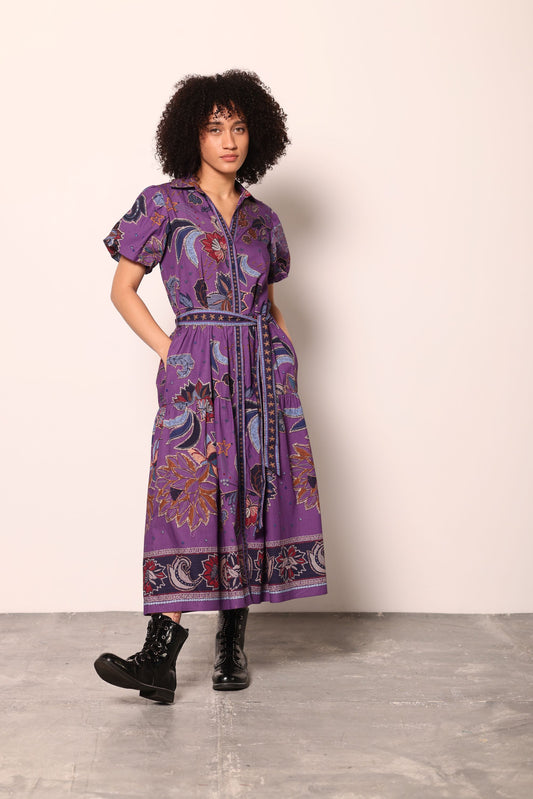 PURPLE SPARKLE DELLA DRESS