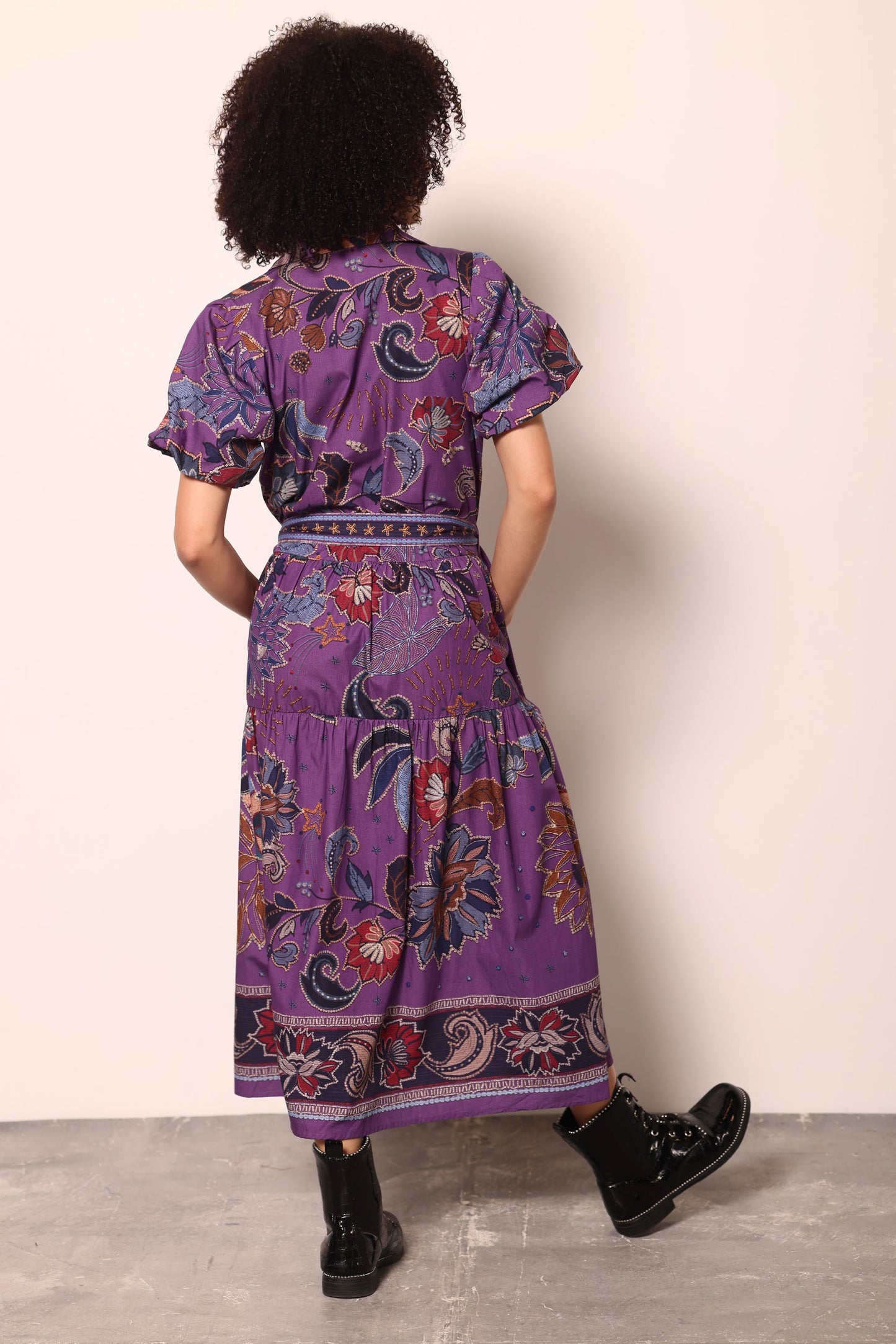 PURPLE SPARKLE DELLA DRESS