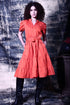 BURNT ORANGE IRENE DRESS