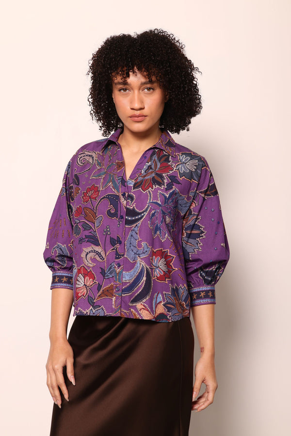 PURPLE SPARKLE ELSA TOP