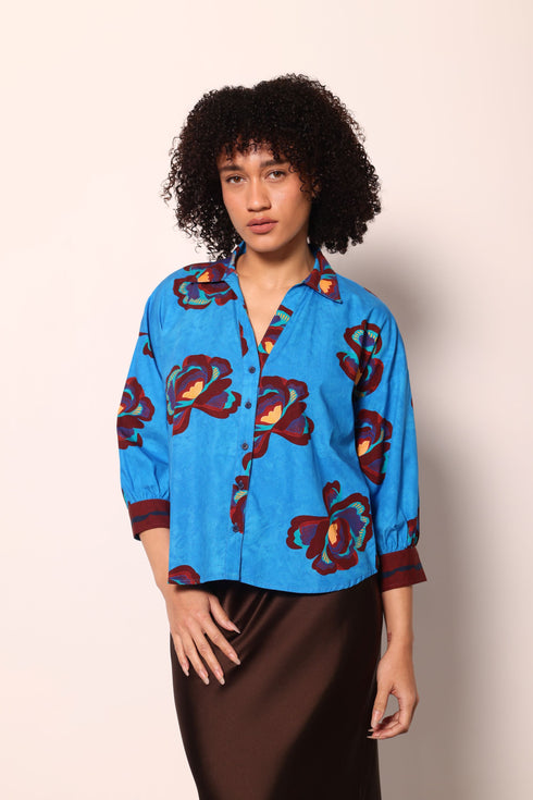 FLORAL DREAMS ELSA TOP
