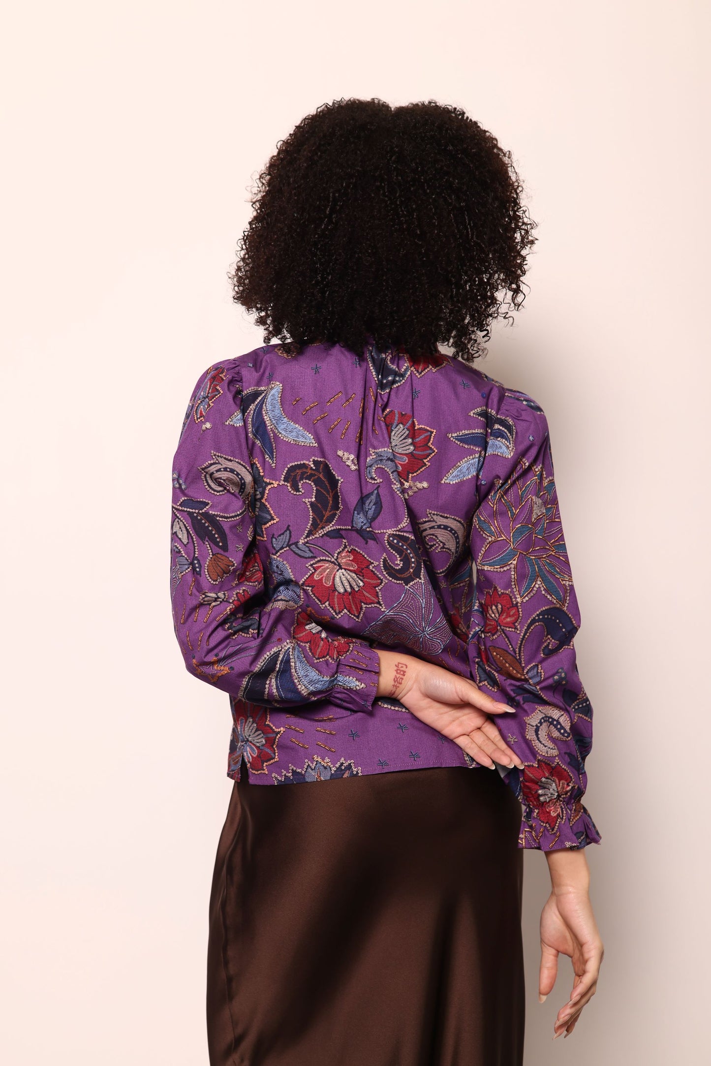 PURPLE SPARKLE ASHLEY TOP