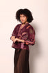 WINE FLORA ASHLEY TOP