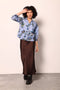 PERIWINKLE MOSAIC ELSA TOP