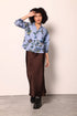 PERIWINKLE MOSAIC ELSA TOP