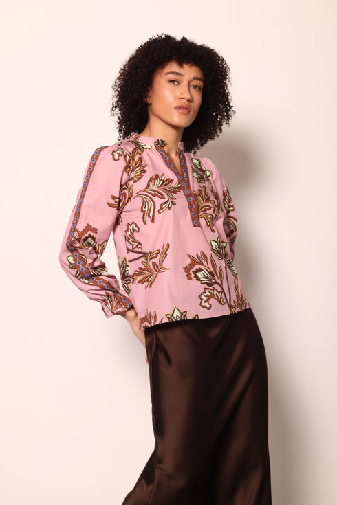 FLORAL MOTIFS ASHLEY TOP