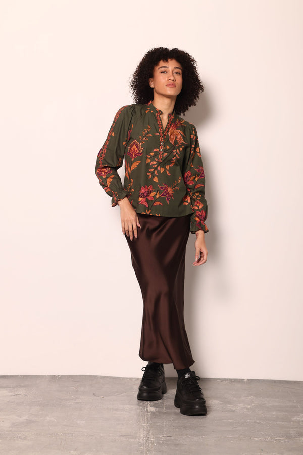 OLIVE TRAILS ASHLEY TOP