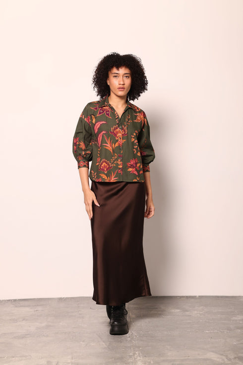 OLIVE TRAILS ELSA TOP
