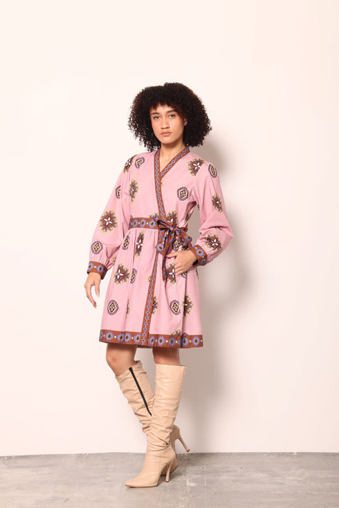 FLORAL MOTIFS CARA DRESS