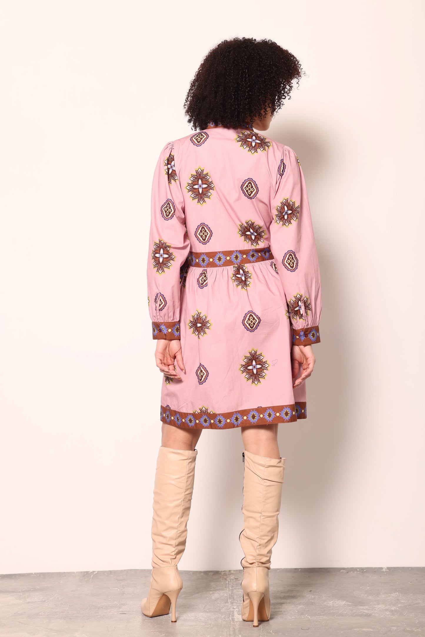 FLORAL MOTIFS CARA DRESS