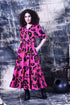 PINK LEOPARD EVELYN DRESS