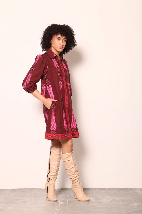 GEO FERNS AVA DRESS