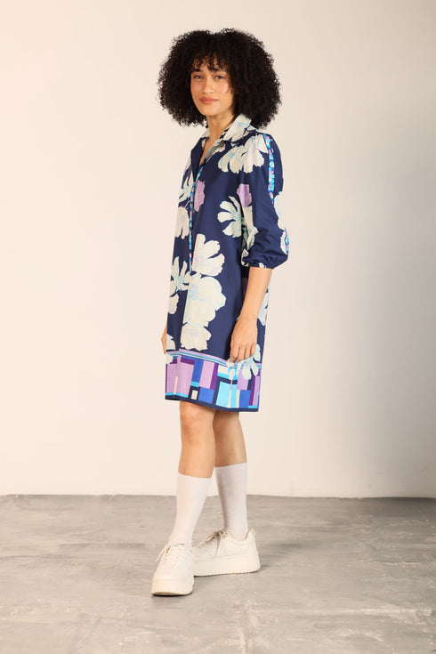INK FLORALS AVA DRESS