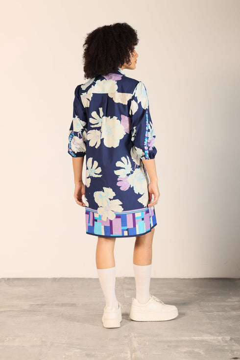 INK FLORALS AVA DRESS