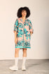 EMERALD BLUSH AVA DRESS