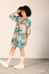 EMERALD BLUSH AVA DRESS