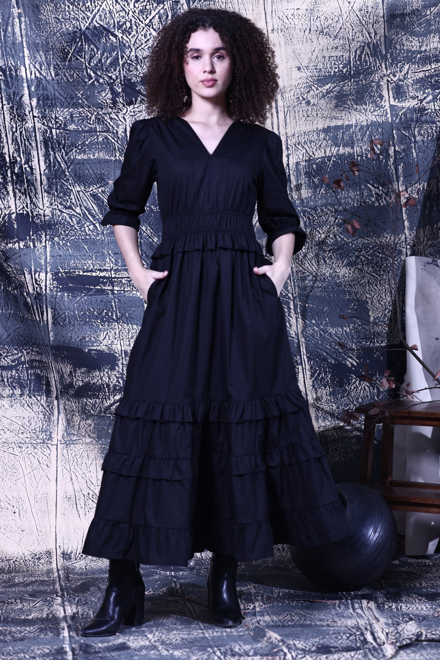 BLACK KARINA DRESS