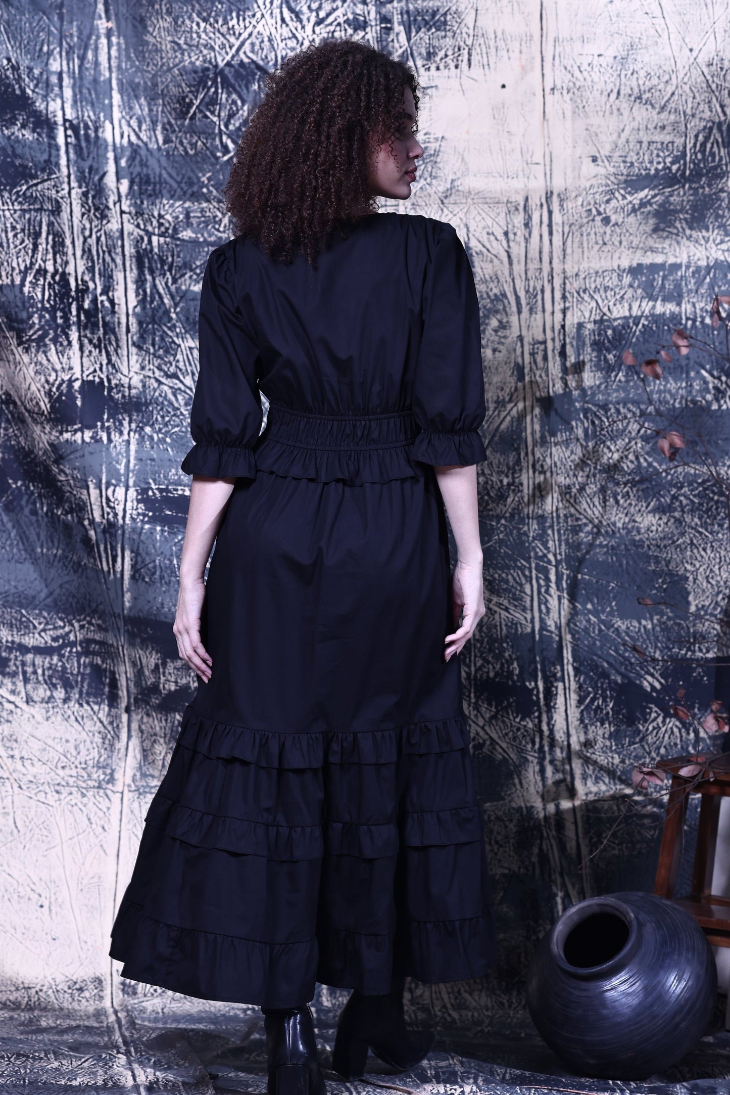 BLACK KARINA DRESS