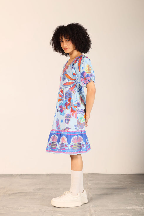 AZURE SAFARI ARIA DRESS