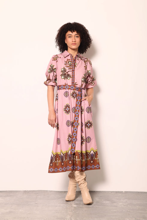 FLORAL MOTIFS REMI DRESS