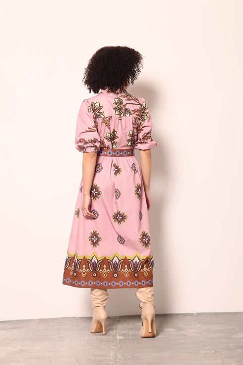 FLORAL MOTIFS REMI DRESS