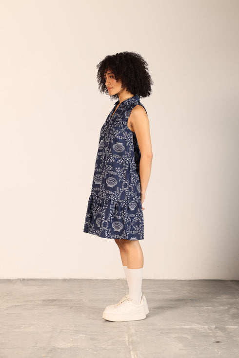 NAVY ALINA DRESS