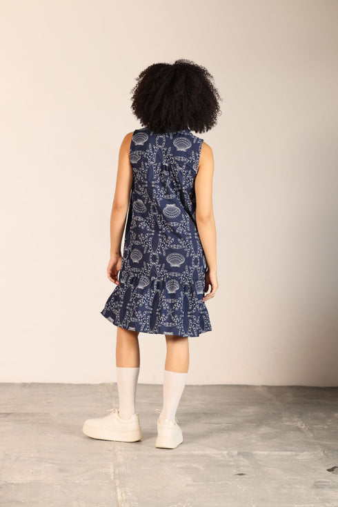 NAVY ALINA DRESS