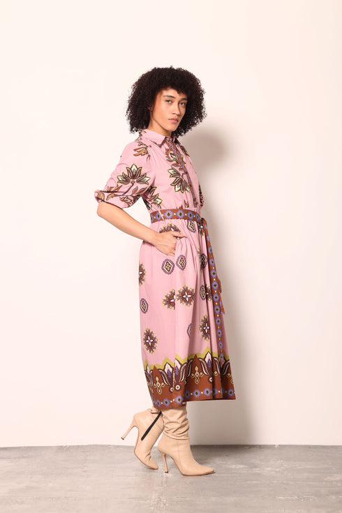 FLORAL MOTIFS REMI DRESS