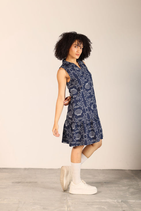 NAVY ALINA DRESS
