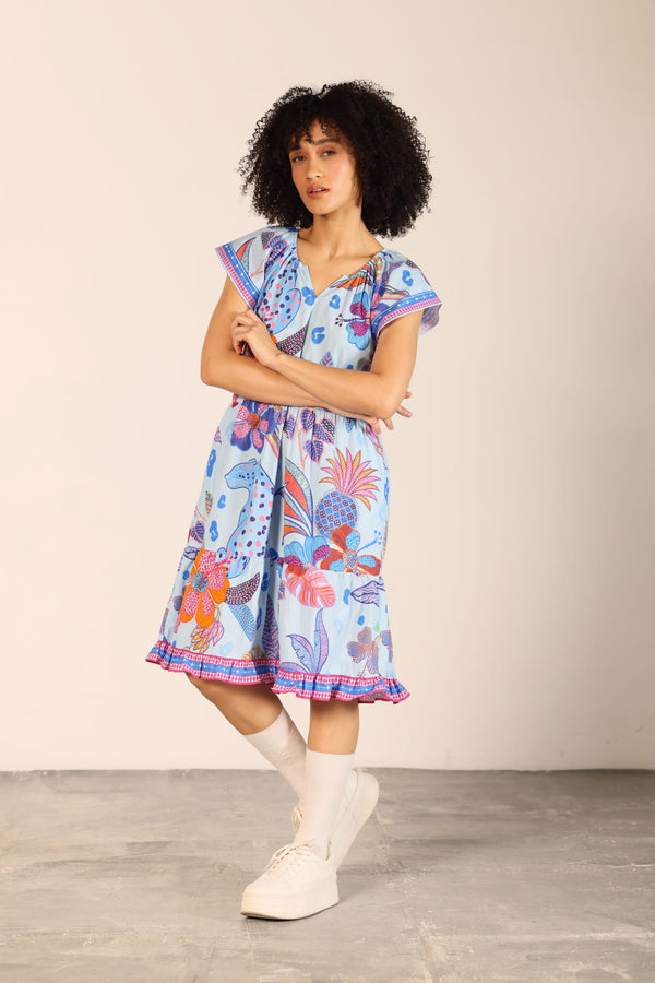 AZURE SAFARI CHLOE DRESS