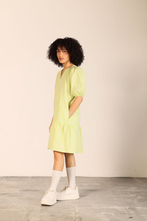 LIME TRIXIE DRESS