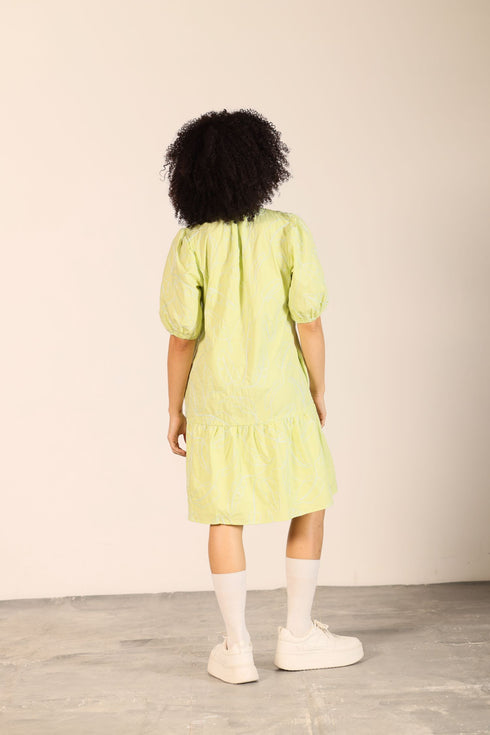 LIME TRIXIE DRESS